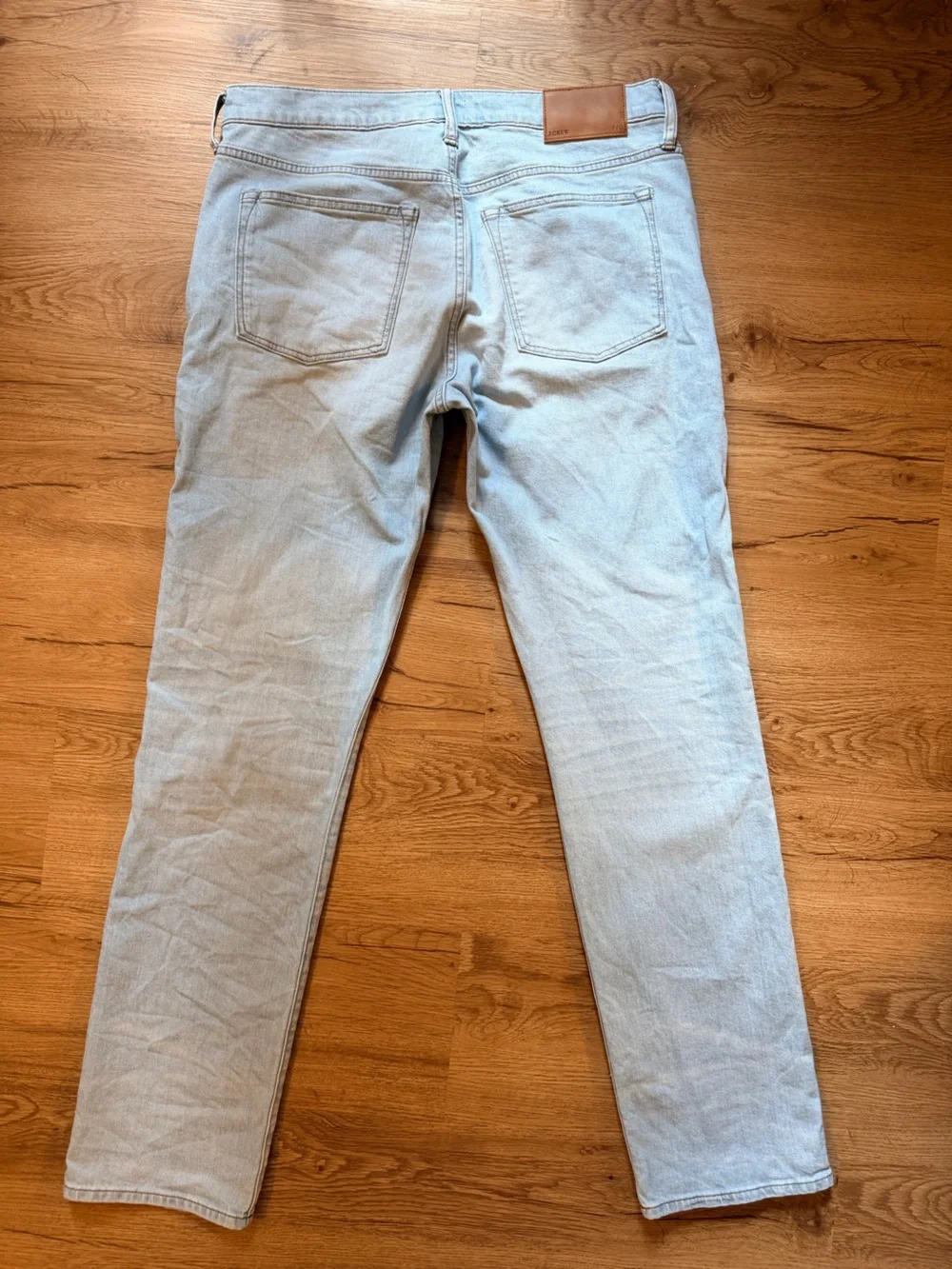 J. Crew 770 Straight-Fit Eco Stretch Jean in Sunfaded Sky Wash Size 34x32